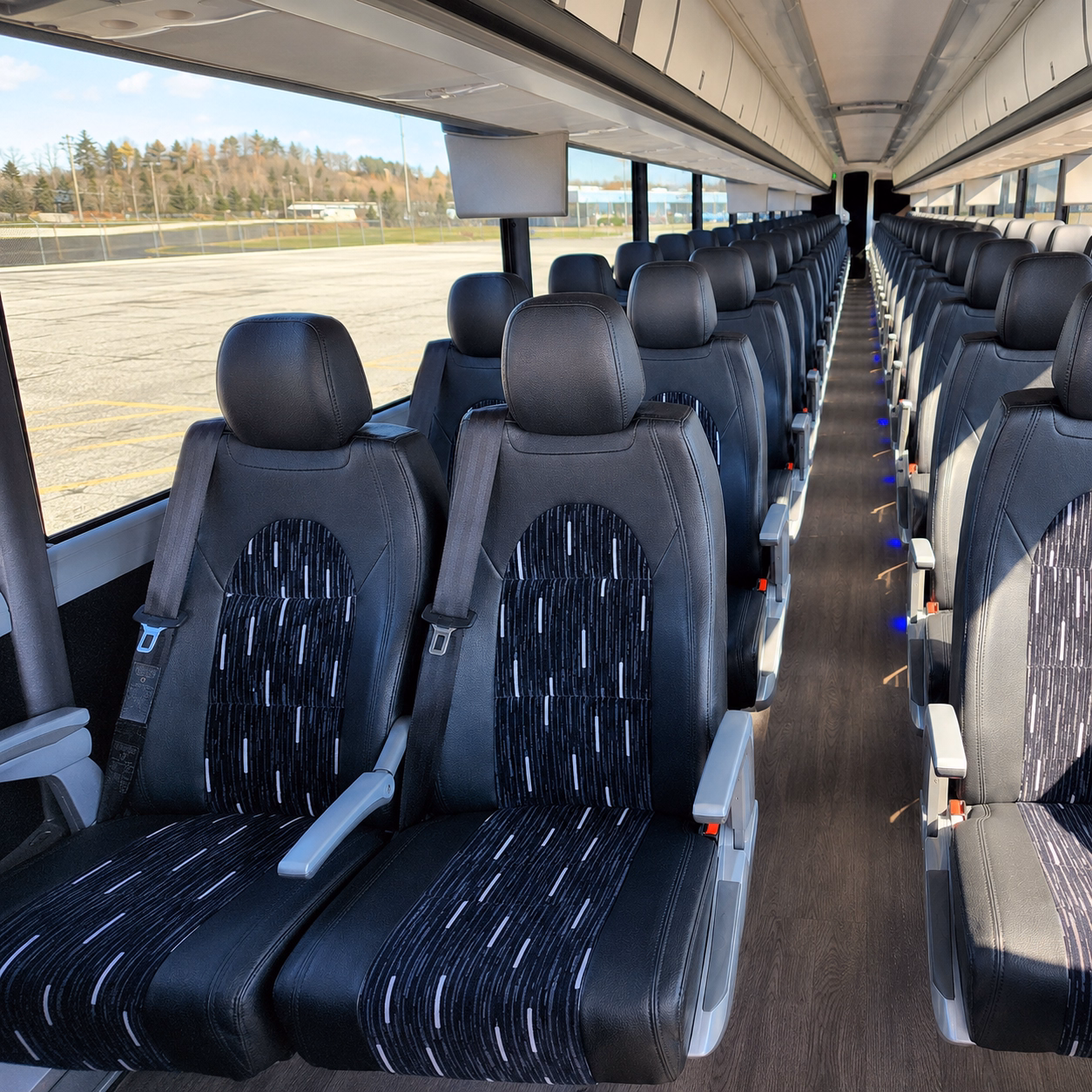 south fulton sporting event transportation onboard seating